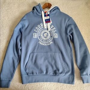 Avomarks Courchevel Winter Hoodie. Winter Blue size M, NWT, Made in France
